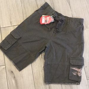 2CHILLIES Brown Cargo Shorts